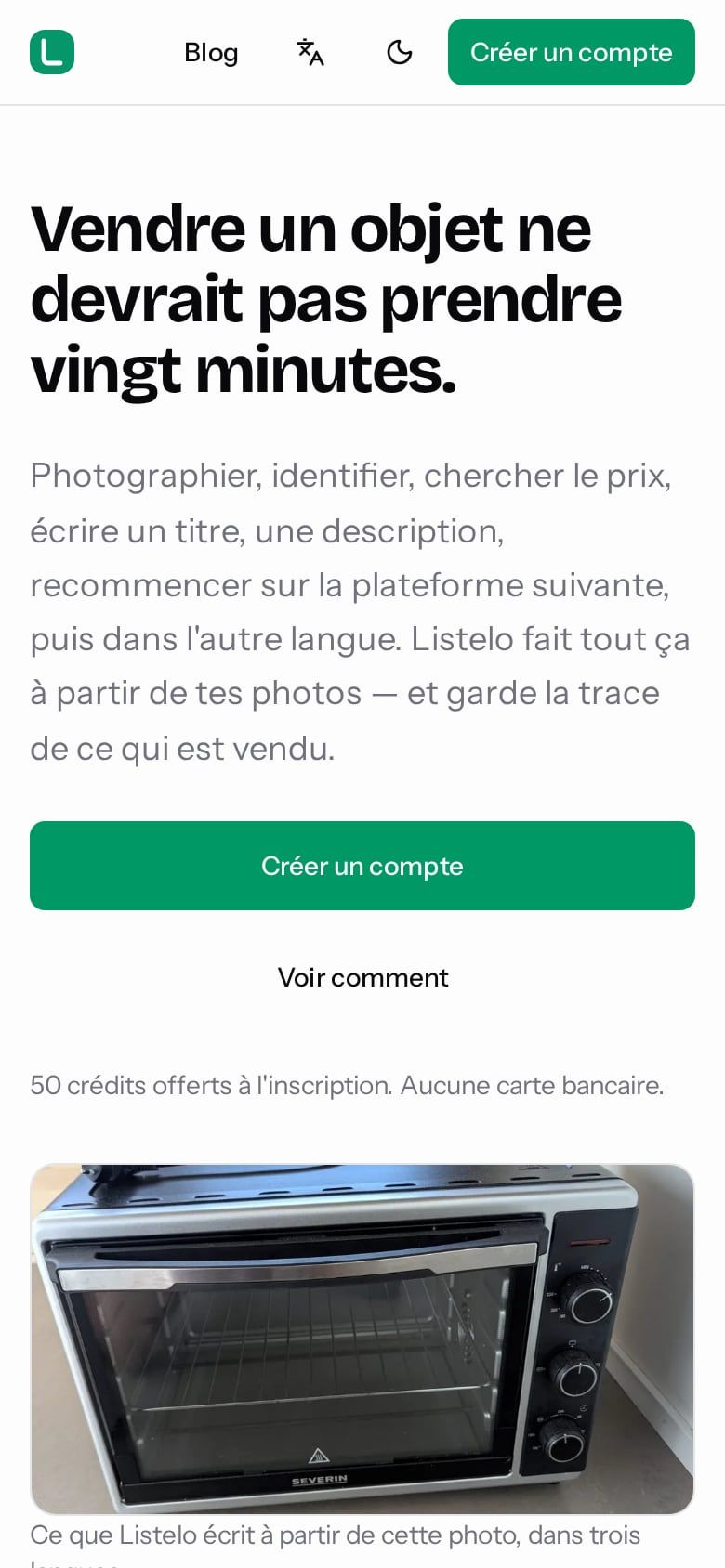 Listelo sur un téléphone